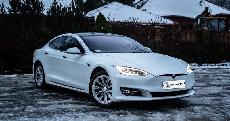 Tesla Model S cena 149990 przebieg: 79710, rok produkcji 2018 z Grudziądz małe 277